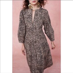 Ulla Johnson Dumas Cheetah Print dress